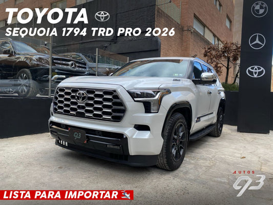 Toyota Sequoia TRD PRO 1794 Edition Modelo 2026 (IMPORTACIÓN)